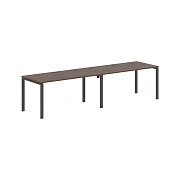 Стол 2-х местный EUWST 3180 Дуб Денвер тёмный/Мокко 3126х800х750 EDIS