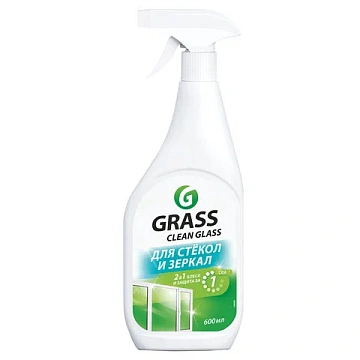 Средство для мытья стекол и зеркал 600 мл GRASS 'Clean glass', распылитель, 130600