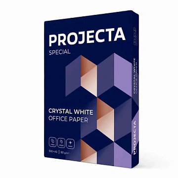 Бумага офисная БОЛЬШОГО ФОРМАТА (297х420), А3, 80 г/м2, 500 л., марка В, PROJECTA SPECIAL, Россия, 1