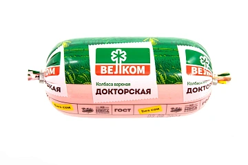 Колбаса Велком Докторская вареная ГОСТ, 400г