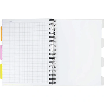 Бизнес-тетрадь 140л,кл,А5,SPIRAL BOOK Салатовый,евросп,обл.пл,раздел.84108