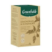 Чай GREENFIELD Natural Tisane 'Lemongrass, Schisandra' травяной, 20 пирамидок по 1,8 г, 1753-08