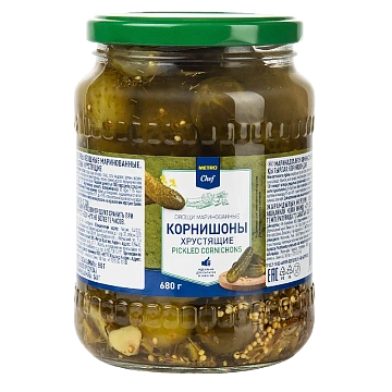 METRO Chef Корнишоны маринованные, 680г