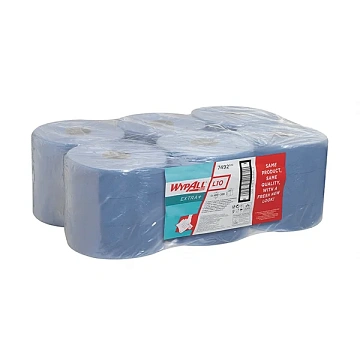 Протирочный материал Kimberly-Clark WypAll L10, 7491, общего назначения, в рулоне с центральной вытяжкой, 152м, 1 слой, белый