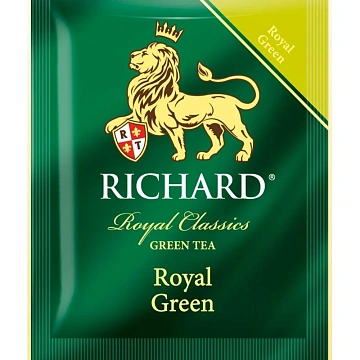 Чай RICHARD 'Royal Green' зеленый, 200 пакетиков в конвертах по 2 г, 100183