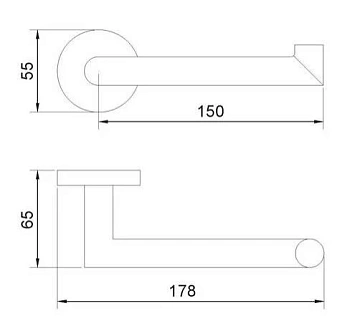 Держатель туалетной бумаги Nofer Niza 16859.S