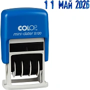 Датер автоматический мини S120 шрифт 3,8мм месяц букв.(аналог 4810)Colop