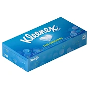 Косметические салфетки Kleenex 100шт, 2 слоя, белые