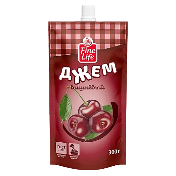 Fine Life Джем вишневый, 300г