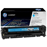 Картридж лазерный HP 305A CE411A гол. для CLJ M351/M451/M375