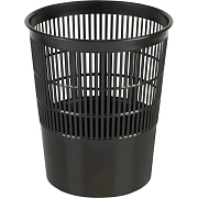 Корзина для мусора офисная 14л пластик, черная Luscan 'КР510