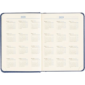 Ежедневник недатированный ATTACHE Priority А6, 160л, синий