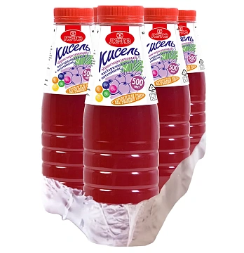 Кисель Ле-Ле черносмородиновый, 500мл