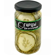 Огурцы EcoFood для бутербродов, 350г