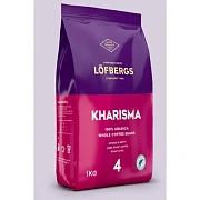 Кофе в зернах LOFBERGS 'Kharisma', 1 кг, арабика 100%, Швеция, 41368
