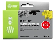 Картридж струйный Cactus CS-PFI107Y желтый, 130мл