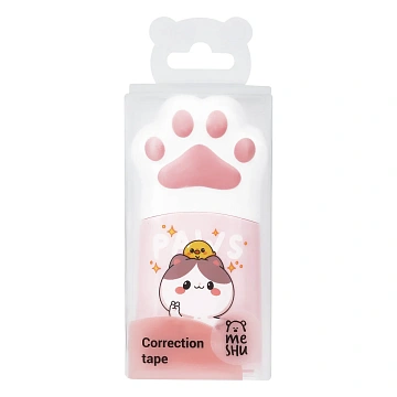 Корректирующая лента MESHU 'Paw', 5мм*12м, пвх-бокс, европодвес