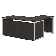 Стол угловой XQPCT 1615H Дуб Юкон Модерн/Алюминий 1600х1500х750 XTEN-QP