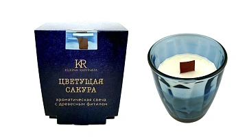 Свеча Kukina Raffinata ароматическая в стакане, 360мл