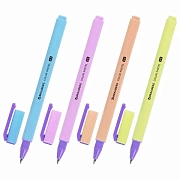 Ручка гелевая BRAUBERG 'COLOR PASTEL', СИНЯЯ, корпус ассорти, узел 0,5, линия 0,35 мм, 144121