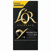 Кофе в алюминиевых капсулах L'OR 'Espresso Ristretto' для кофемашин Nespresso, 10 порций, ФРАНЦИЯ, 4