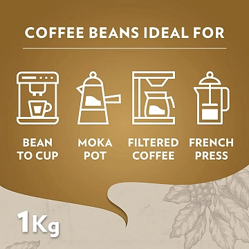 Кофе в зернах LAVAZZA 'Qualita Oro' 1 кг, арабика 100%, ИТАЛИЯ, 2056