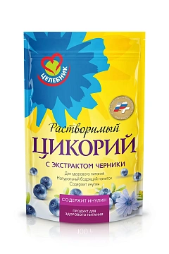 Цикорий Целебник растворимый с черникой, 85г