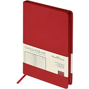 Ежедневник недатированный А5 MEGAPOLIS COLOR иск.кожа КРАСНЫЙ 3-753/10