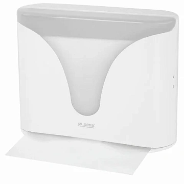 Диспенсер для полотенец EXTRA LAIMA PROFESSIONAL, (Система H2), Z-сложения, белый, ABS-пластик, 609472