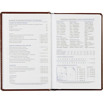 Ежедневник недатированный коричневый,А6,100x150, 320стр,Agenda