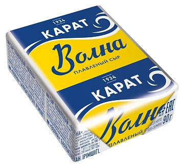 Сыр плавленый Карат Волна 45%, 90г