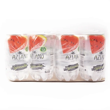 Напиток Aziano Арбуз газированный, 350мл x 12 шт