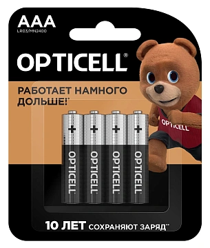 Батарейки Opticell Basic AAA, 4шт
