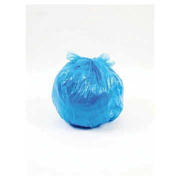 Мешки для мусора, 35 л, с ушками, синие, рулон 30 шт., ПНД, 10,5 мкм, 50х64 см, PACLAN 'Multitop', 402080