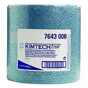 Протирочный материал Kimberly-Clark Kimtech, 7643, для подготовки поверхностей, в рулоне, 190м, 1 слой, синий