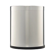 Корзина для мусора Merida Optimum KSM103, 10л, матовый металлик