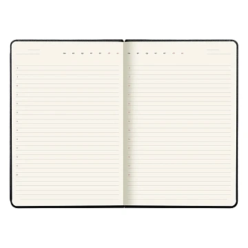 Ежедневник недатированный Deli Elegant, A5,136л,золотой обрез CN143-Brown
