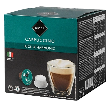 Кофе в капсулах Rioba Dolce Gusto Capuccino, 8 порций 16 капсул