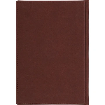 Ежедневник датированный 2026 А5+ VELVET бордовый 3-123/02
