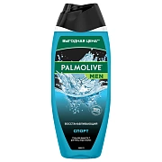 Гель для душа Palmolive Men Спорт Восстанавливающий 3 в 1 для тела, лица и волос, 500мл
