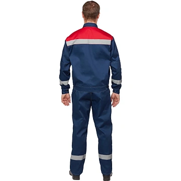 Костюм лет муж (куртка, пк) л20 син/крас 96-100/170-176 (Арсенал-СП)