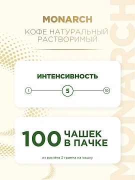 Кофе Монарх Милиграно пакет 200г (6шт/кор)