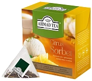 Чай Ahmad Citrus Sorbet цитрусовый сорбет, зеленый, 20 пирамидок