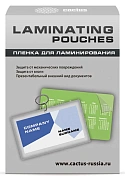 Пленка для ламинирования Cactus CS-LPG80111125 125мкм, 100шт, 80x111мм, глянцевая