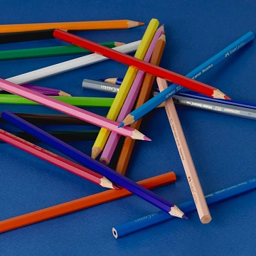 Карандаши цветные Faber-Castell 'Замок', 24цв., шестигр., заточ., картон, европодвес
