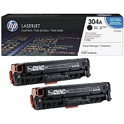 Картридж лазерный HP 304A CC530AD чер. для CLJ 2025/2320 (2шт/уп)