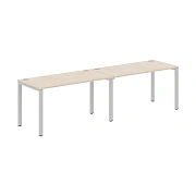 Стол 2-х местный XS6WST 2870 Бук Тиара/Серый 2800х700х750 XTEN-S60