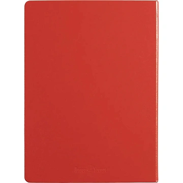 Ежедневник недатированный A4, , Megapolis красный 160л 3-026/04