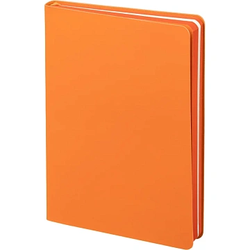 Ежедневник недатированный ATTACHE Soft touch А5,140х200мм, 136л,оранжевый