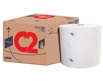 Протирочные салфетки Kimberly-Clark 28641 Aviation, белые, 900 листов, в рулоне